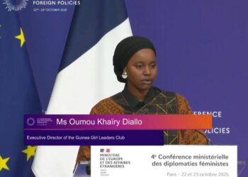Conférence ministérielle des diplomaties féministes à Paris : l’intervention percutante d’Oumou Khaïry Diallo, voix des jeunes filles guinéennes