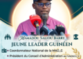 Portrait : Qui est Mamadou Saliou Barry, la figure montante de la société civile guinéenne?